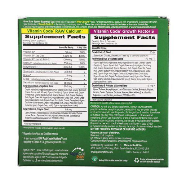 Garden of Life, Vitamin Code, Sistema de Fortificación para Huesos, Programa de 2 Partes - Imagen 2