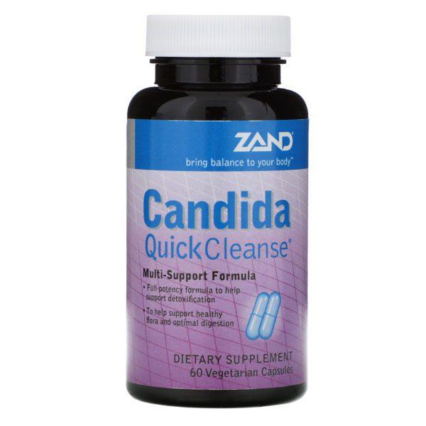 Zand, Candida QuickCleanse, Suplemento alimentario, 60 cápsulas vegetales - Imagen 3