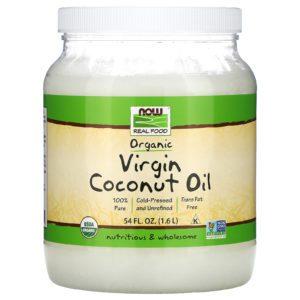 Now Foods, Aceite de coco virgen orgánico, 54 fl oz (1.6 L)