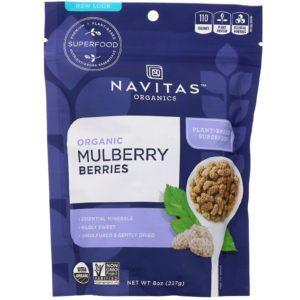 Navitas Organics, Bayas orgánicas de mora, 227 g (8 oz)