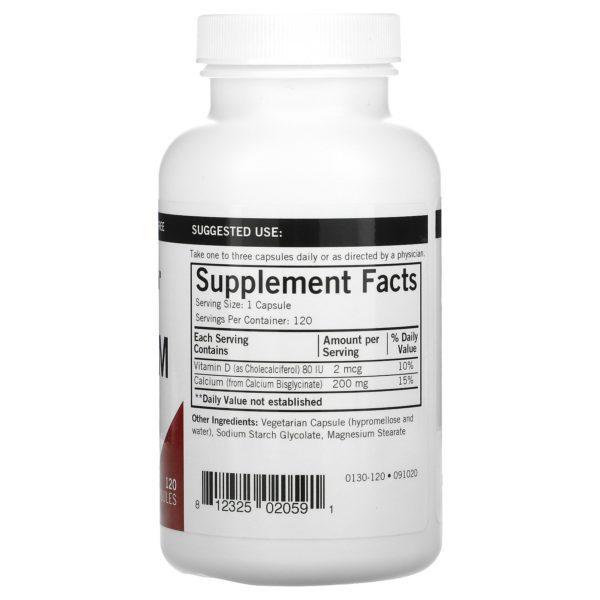 Kirkman Labs, Bio-Max Series, calcio, 200 mg, 120 cápsulas - Imagen 2