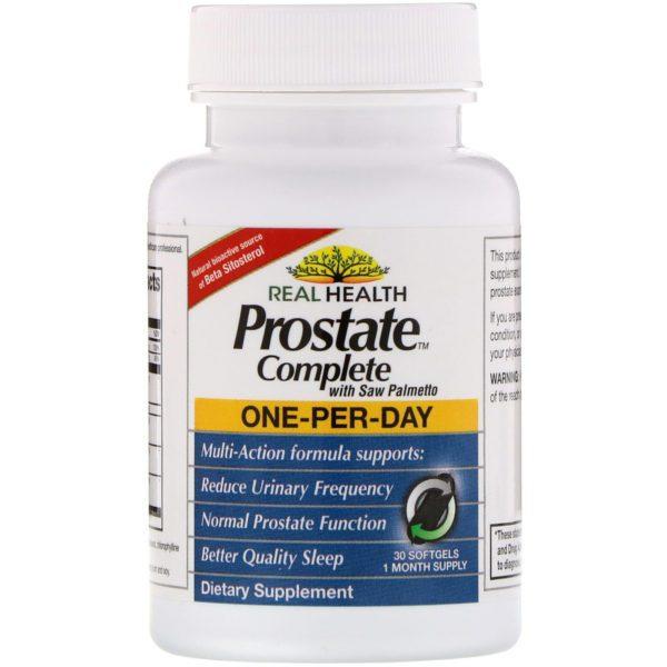Real Health, Prostate Complete with Saw Palmetto, 30 Softgels - Imagen 3