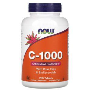 Now Foods, C-1000, 250 comprimidos