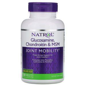 Natrol, Glucosamina, condroitina y MSM, 150 tabletas