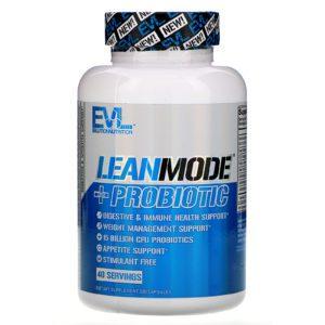 EVLution Nutrition, LeanMode + probióticos, 120 cápsulas