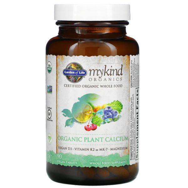 Garden of Life, My Kind Organics, Organic Plant Calcium, 90 Vegan Tablets - Imagen 3