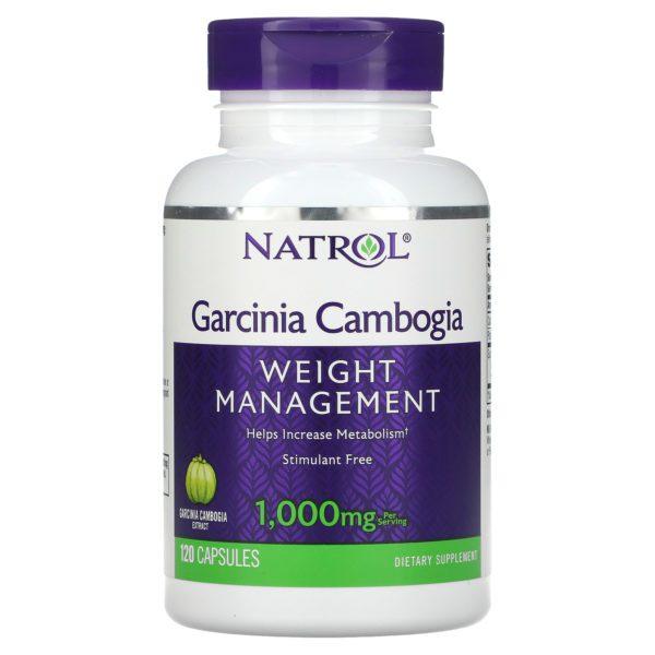 Natrol, Garcinia cambogia, Control del peso, 1000 mg, 120 cápsulas