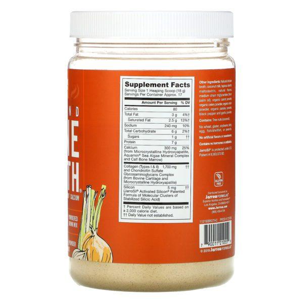 Jarrow Formulas, Beyond Bone Broth, Suplemento alimentario, Sabor a pollo, 306 g (10,8 oz) - Imagen 2