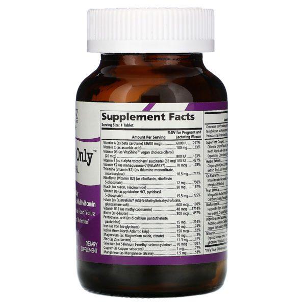 Pure Essence, One 'n' Only Vitaminas prenatales, 30 comprimidos - Imagen 2