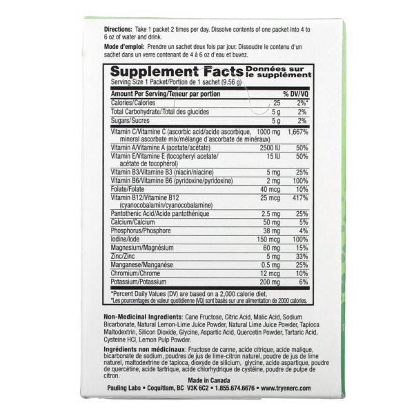 Ener-C, Vitamin C, Multivitamin Drink Mix, Lemon Lime, 1,000 mg, 30 Packets, 10.1 oz. (286.8 g) - Imagen 2
