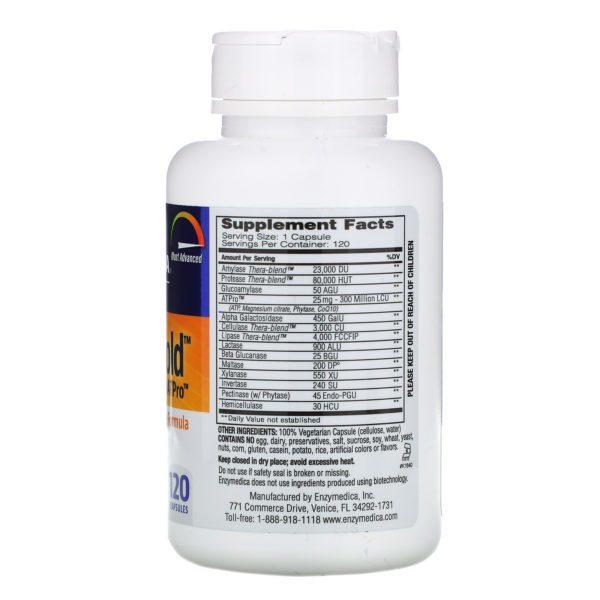 Enzymedica, Digest Gold con ATPro, 120 cápsulas - Imagen 2