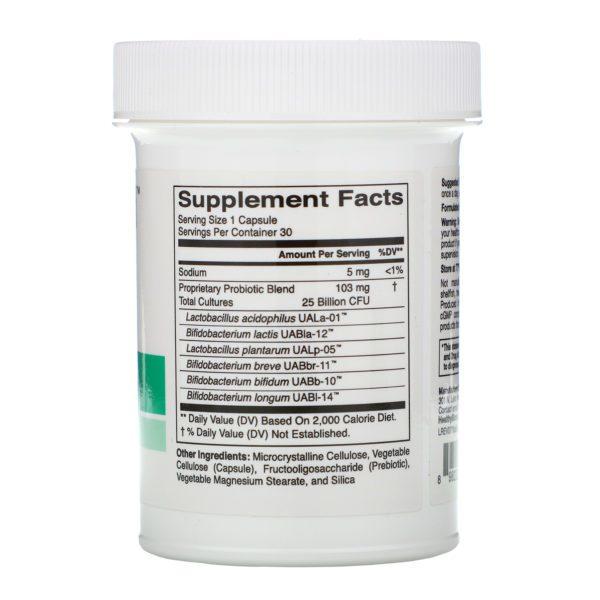 HealthyBiom, Probióticos para adultos mayores de 50 años, 25.000 millones de UFC, 30 cápsulas vegetales - Imagen 2