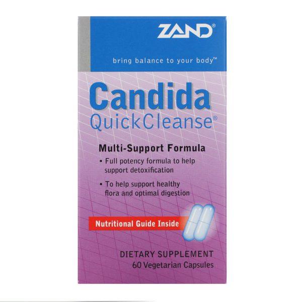 Zand, Candida QuickCleanse, Suplemento alimentario, 60 cápsulas vegetales