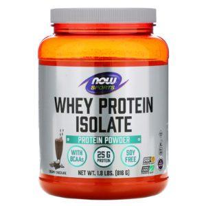 Now Foods, Sports, Aislado de Proteína de Suero, Chocolate holandés, 1.8 lbs (816 g)