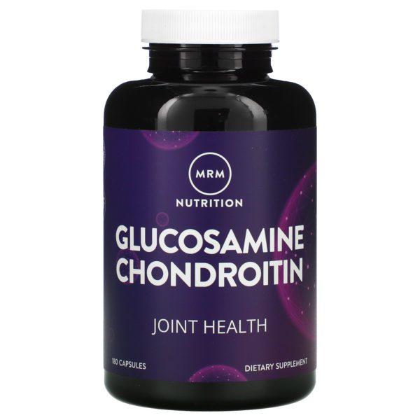 MRM, Glucosamina y condroitina, 180 cápsulas