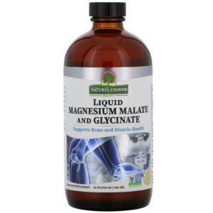 Nature's Answer, Malato y glicinato de magnesio líquidos, 480 ml (16 oz. líq.)