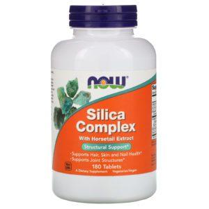 Now Foods, Complejo de Sílice, 180 tabletas