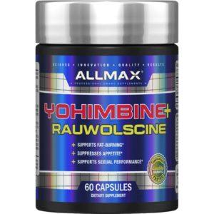 ALLMAX Nutrition, Clorhidrato de yohimbina y rauwolscina, 3,0 mg, 60 cápsulas