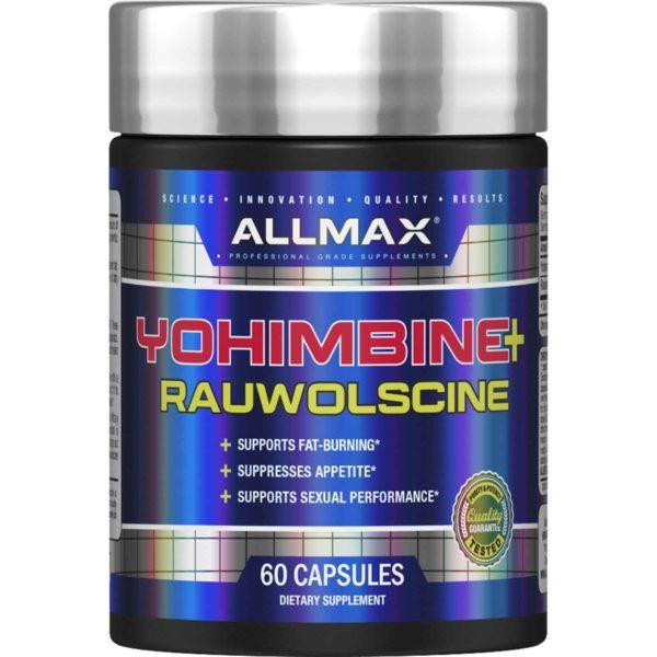 ALLMAX Nutrition, Clorhidrato de yohimbina y rauwolscina, 3,0 mg, 60 cápsulas
