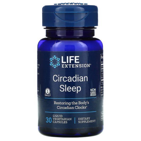 Life Extension, Sueño circadiano, 30 cápsulas vegetarianas líquidas