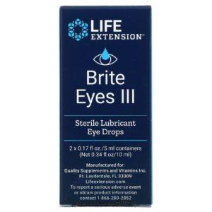 Life Extension, Brite Eyes III, 2 Vials, 0.17 fl oz. (5 ml) Each