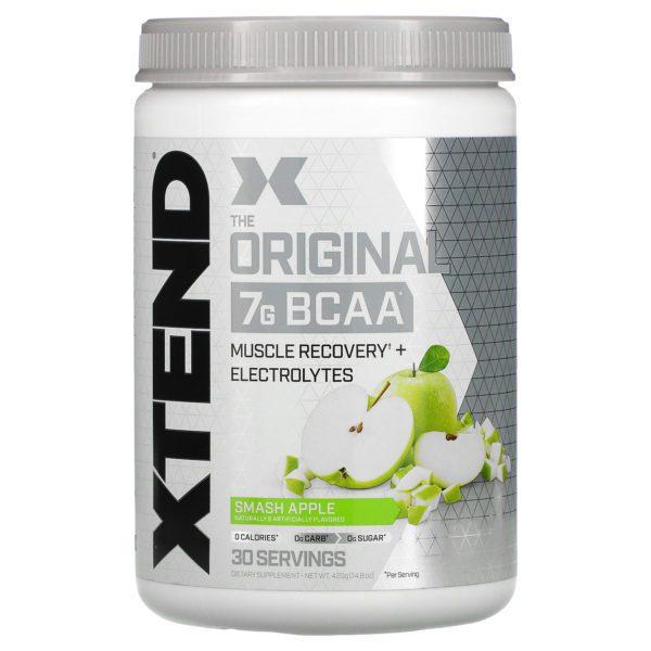 Xtend, El original, 7 g de BCAA, Sabor a manzana, 420 g (14,8 oz)