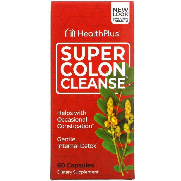 Health Plus, Super Colon Cleanse, 530 mg, 60 cápsulas