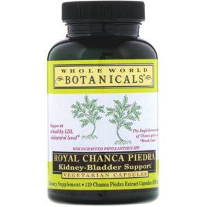 Whole World Botanicals, Break-Stone Real, Refuerzo para Riñones y Vejiga, 400 mg, 120 Cápsulas Vegetales