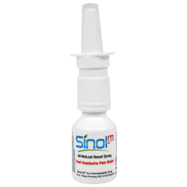 Sinol, SinolM, Espray Nasal Completamente Natural, Alivio Rápido para el Dolor de Cabeza, 15 ml - Imagen 3