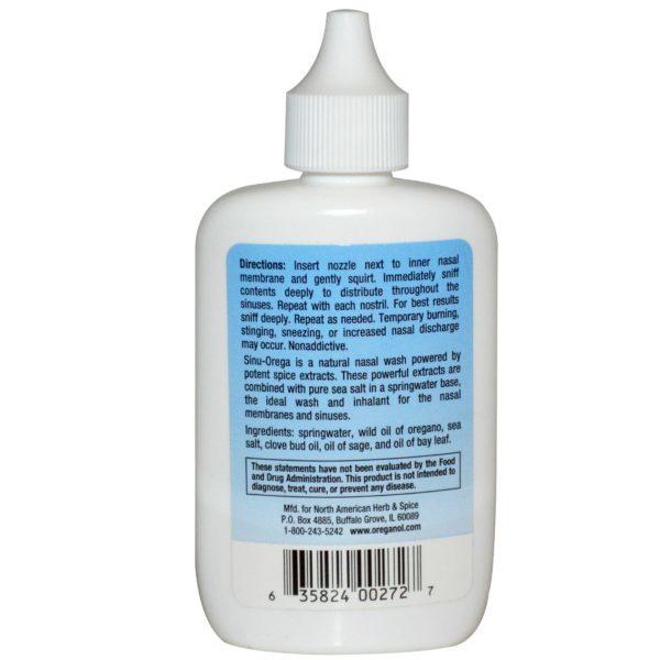 North American Herb & Spice, Sinu Orega, Spray Nasal, 2 fl oz (60 ml) - Imagen 2