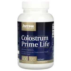 Jarrow Formulas, Calostrum Prime Life, 400 mg, 120 cápsulas vegetales