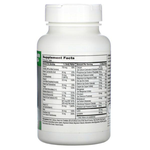 21st Century, Sentry Senior, Suplemento multivitamínico y multimineral, Adultos mayores de 50 años, 125 comprimidos - Imagen 2
