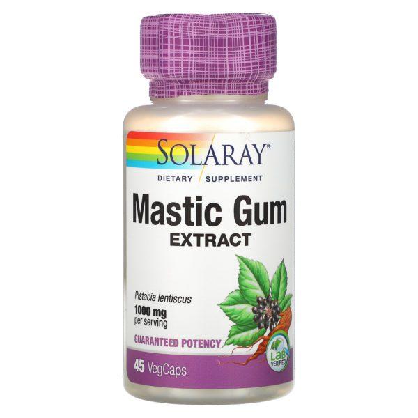 Solaray, Mastic Gum Extract, 1,000 mg, 45 VegCaps