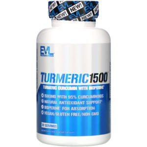 EVLution Nutrition, Turmeric1500, 90 Veggie Capsules