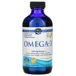 Nordic Naturals, Omega-3, limón, 237 ml (8 fl oz)