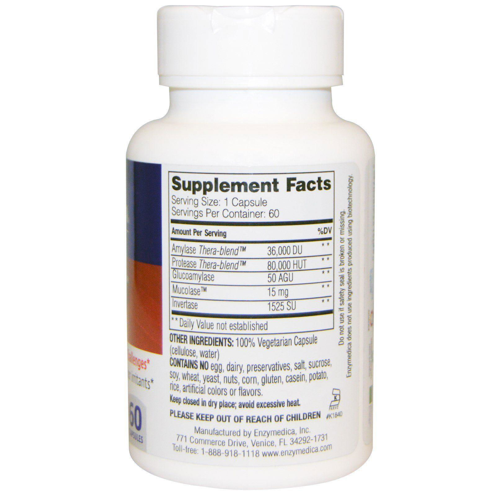 Enzymedica, Allerase, 60 cápsulas | Allnatural