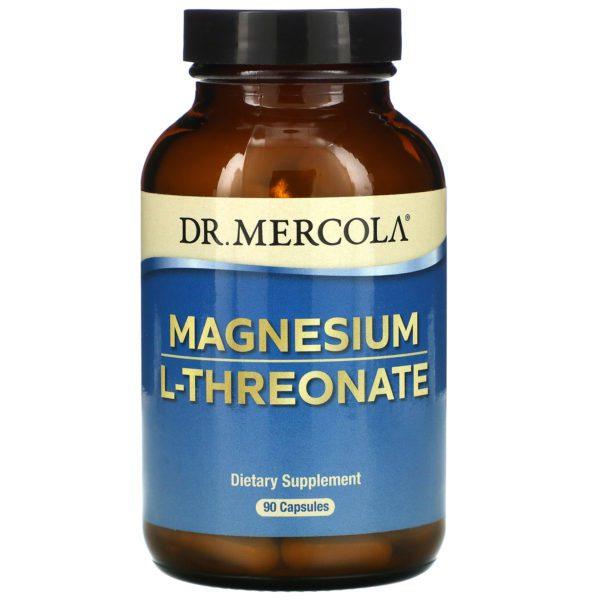 Dr. Mercola, L-treonato de magnesio, 90 cápsulas
