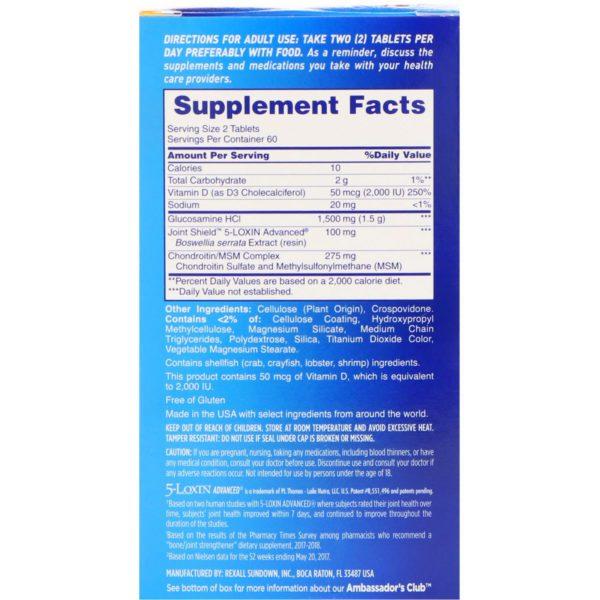 Osteo Bi-Flex, Salud unificada, triple resistencia + vitamina D, 120 comprimidos recubiertos - Imagen 2