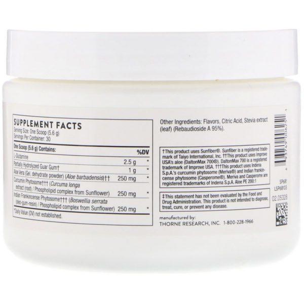 Thorne Research, EnteroMend, Orange Vanilla Flavored, 5.9 oz (168 g) - Imagen 2