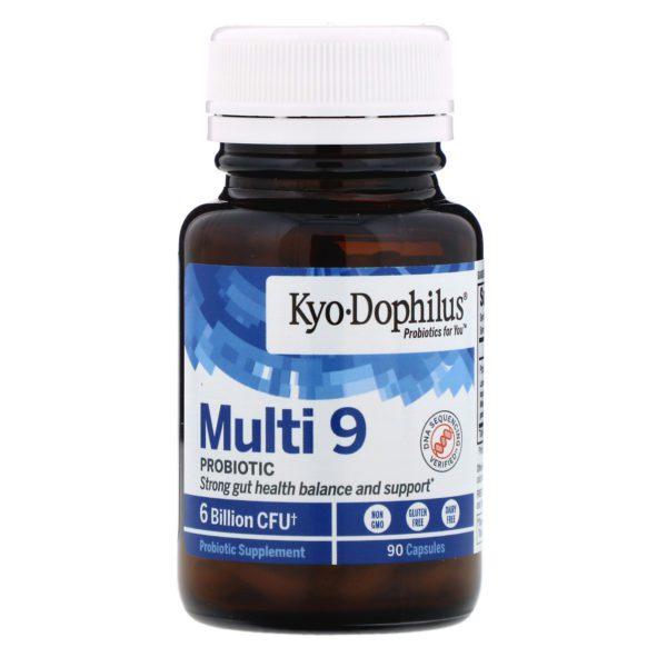 Kyolic, Kyo-Dophilus, Con 9 cepas probióticas distintas, 6000 millones de UFC, 90 cápsulas - Imagen 3