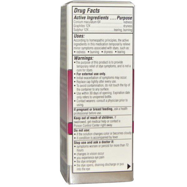 Similasan, Stye Alivio de los Ojos, Gotas Esterilizadas  para Ojos, 0.33 fl oz (181.5 g) - Imagen 2
