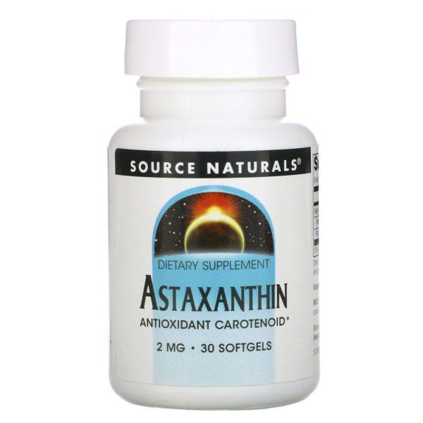 Source Naturals, Astaxantina, 2 mg, 30 Softgels