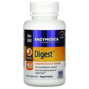 Enzymedica, Digest, Fórmula enzimática completa, 90 cápsulas