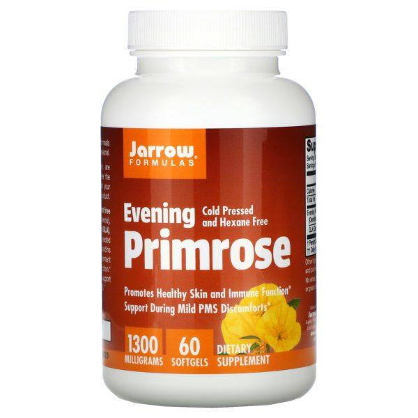 Jarrow Formulas, Onagra, 1300 mg, 60 cápsulas blandas