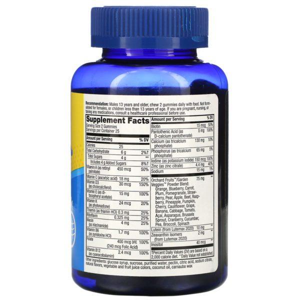 Nature's Way, Alive! Teen Multi for Him, 50 Gummies - Imagen 2