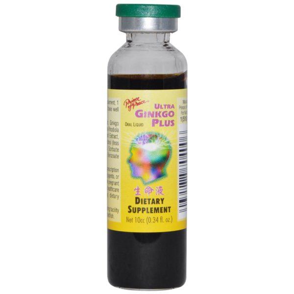 Prince of Peace, Ultra Ginkgo Plus, Fórmula de resistencia, 30 botellas x 0,34 fl oz (10 cc) cada uno - Imagen 3