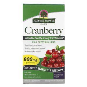 Nature's Answer, Cranberry, 800 mg, 90 Vegetarian Capsules