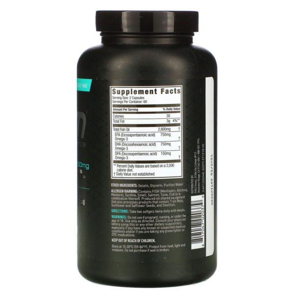 JYM Supplement Science, Omega-3, 120 Softgels - Imagen 2