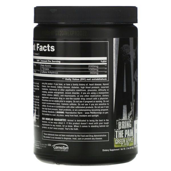 Universal Nutrition, Animal Fury, Manzana verde, 82,65 g - Imagen 3