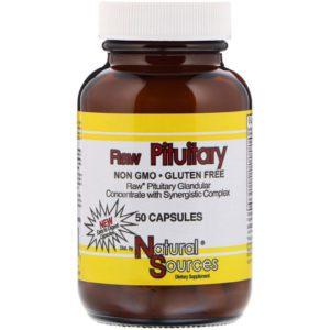 Natural Sources, Pituitaria sin procesar, 50 cápsulas